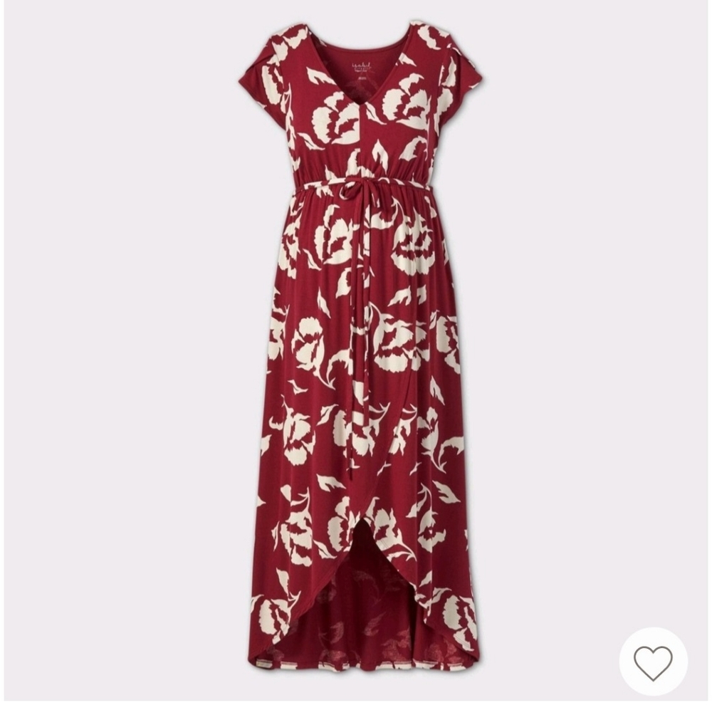 Maternity maxi dress